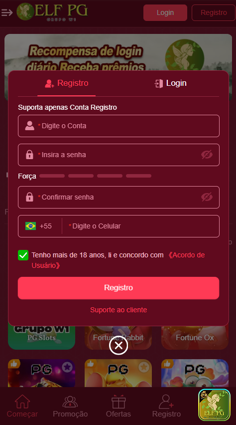 Comece Sua História de Sucesso no elfpg.com